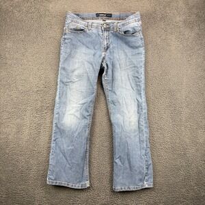 Jordache Bootcut Jeans Women's Size 14 1/2 P Blue Denim Pants Medium‎ Wash